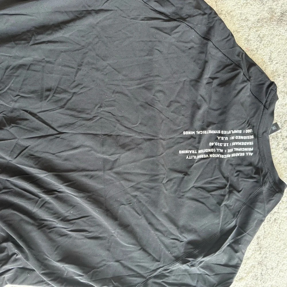 ASRV Black Short Sleeve Men's Tee - Picture 4 of 4
